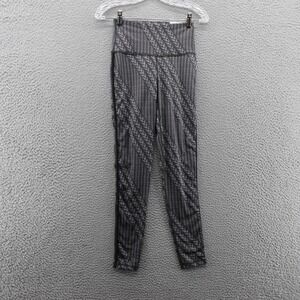 Aerie‎ Chill Play Move Knit Print Leggings Activewear Size Small Gray Black NWT